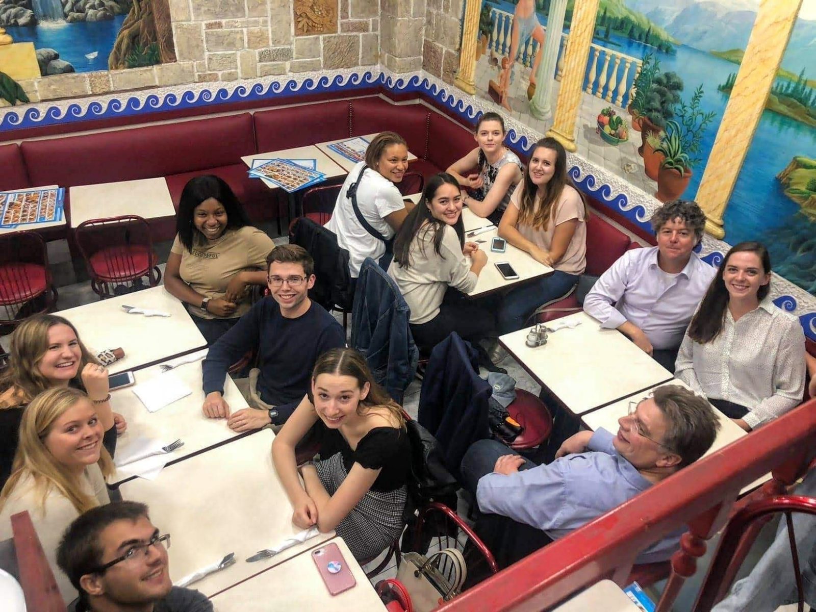 Group dinner in Brussels, Fall 2019