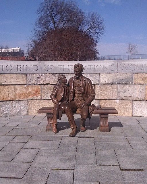 Lincoln statue at Tredegar Iron Works in Richmond