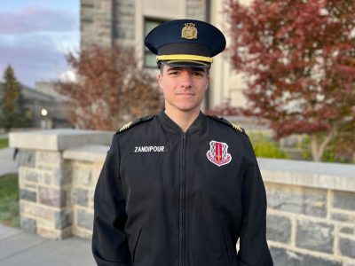 Cadet chosen to highlight the colors at the Louisville game