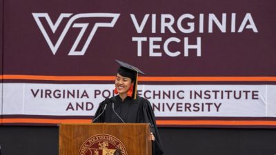 Alumna Lanxing Fu shares inspiration, commitment to creative collaboration in address to Class of 2023