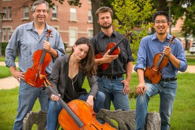 The Ceruti String Quartet is one of the visiting artist concerts scheduled for the 2019-20 season of the School of Performing Arts.