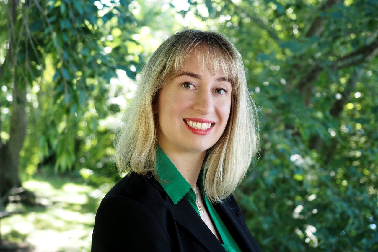 Rachel Midura is assistant professor of digital history. Photo by Leslie King for Virginia Tech.