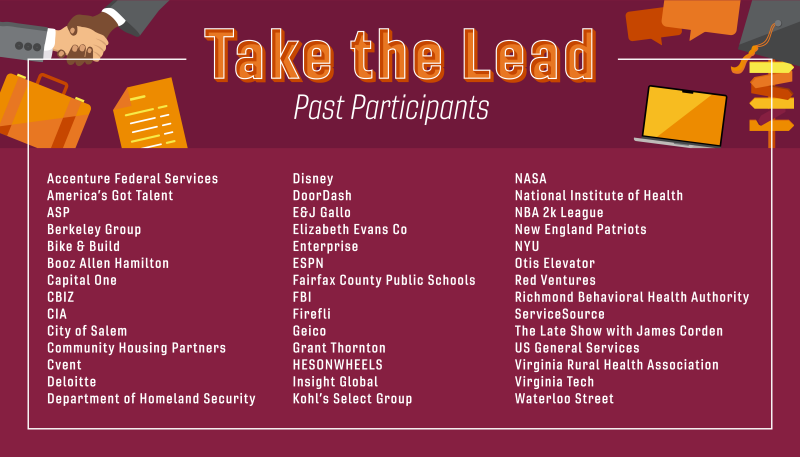 Take the Lead Past Participants List
