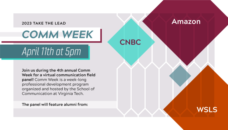 Comm Week - 2023 Take the Lead Panel - April 11th at 5pm