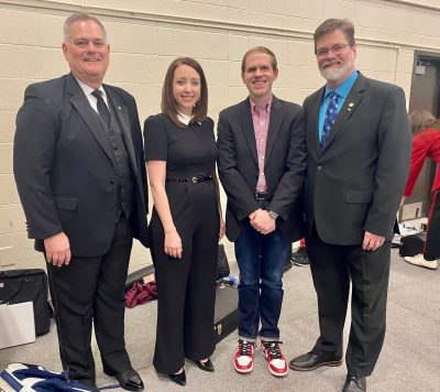 Dr. Foster was the 9-10 Clinician for the Georgia Music Educators Association District 2 Honor Band  Dr. Randall Coleman (Director of Bands, University of Tennessee, Chattanooga), Dr. Catheryn Foster, Dr. James M. David (Professor of Music Composition, Colorado State University), Dr. Andrew Poor (Director of Bands, South Forsyth Middle School)