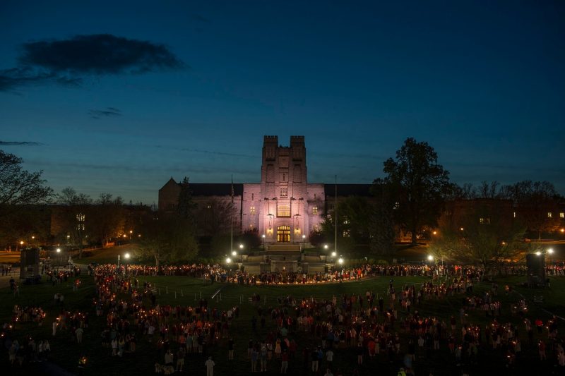 Virginia Tech's Day of Remembrance — the annual commemoration of the April 16, 2007 tragedy — gathered a mournful crowd in 2017.