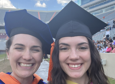 Dr. Natalie Ferand and a CTE master's graduate