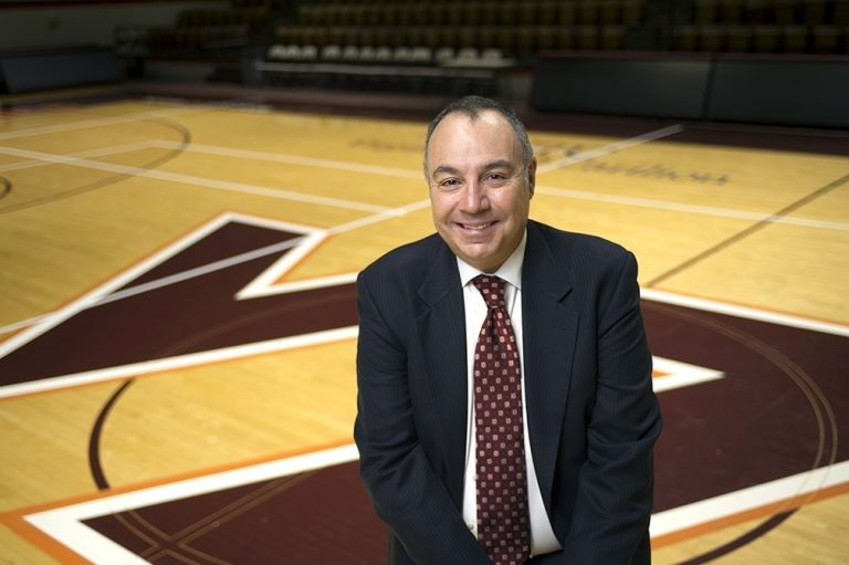 Bill Roth in Cassell Coliseum