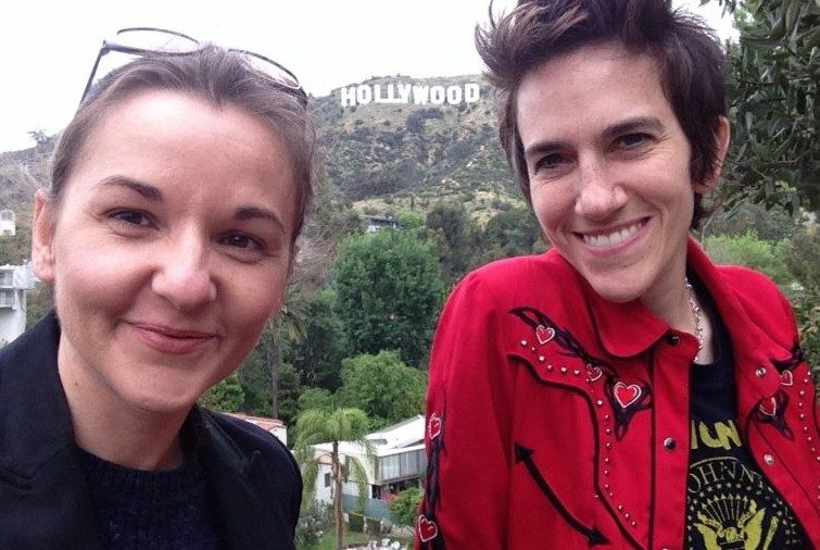 Filmmakers Ashley York (left) and Sally Rubin.