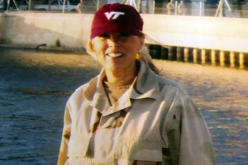 Mary “Lynn” Schnurr at Camp Victory, Iraq, in 2005.