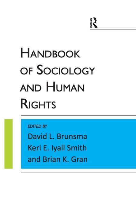 Handbook of Sociological and Human Rights Book Cover by David Brunsma
