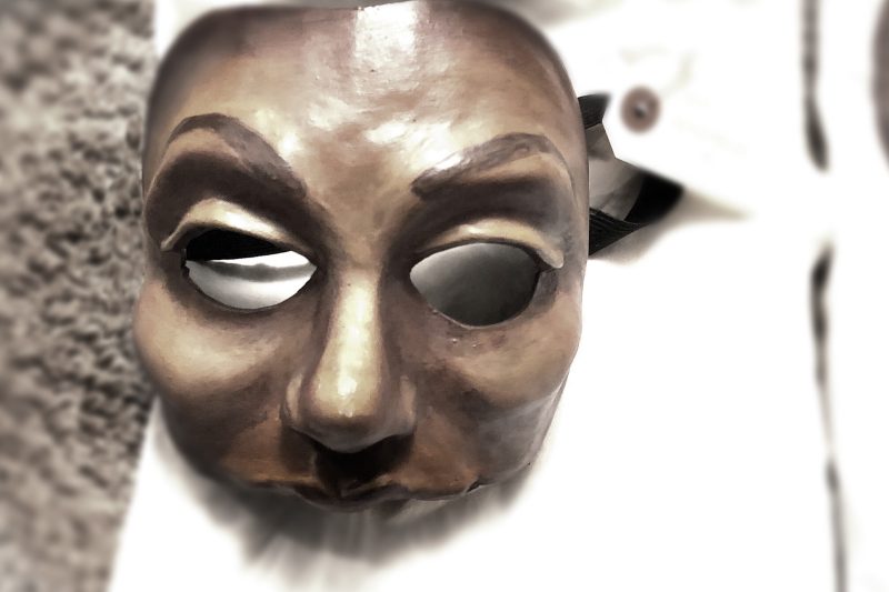 A theatrical mask