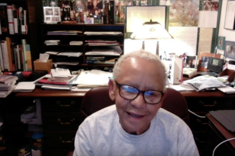 Nikki Giovanni reading winning poems in a video