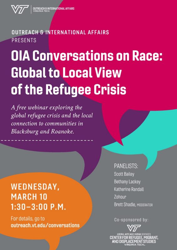 Global to Local View of the Refugee Crisis flyer