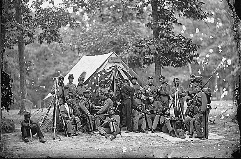 Civil War Weekend event cover image includes pictures of Union soldiers