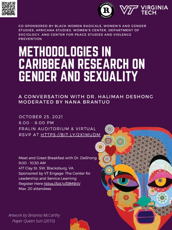 Flyer for Methodologies in Caribbean Research on Gender and Sexuality 